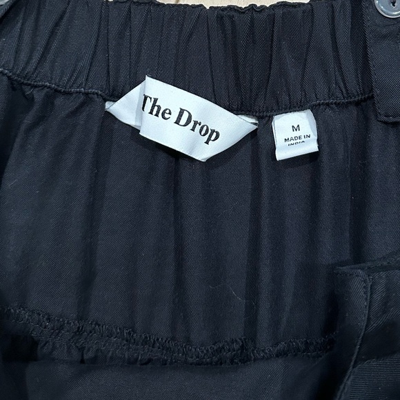 The Drop Brit Tiered ankle maxi tent dress black size medium - Picture 7 of 11